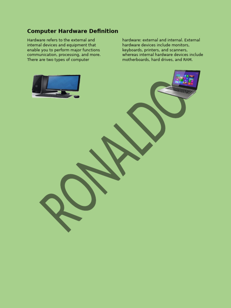 Ronaldo pdf computers