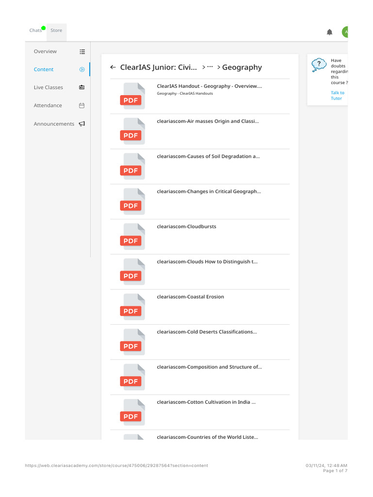 GEOGRAPHY Content Store | PDF | Geology | Earth Sciences