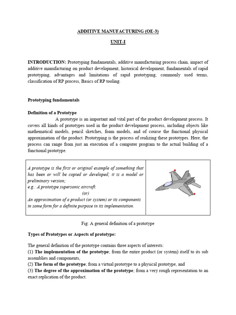 Prototyping Fundamentals in AM | PDF | Prototype | 3 D Printing