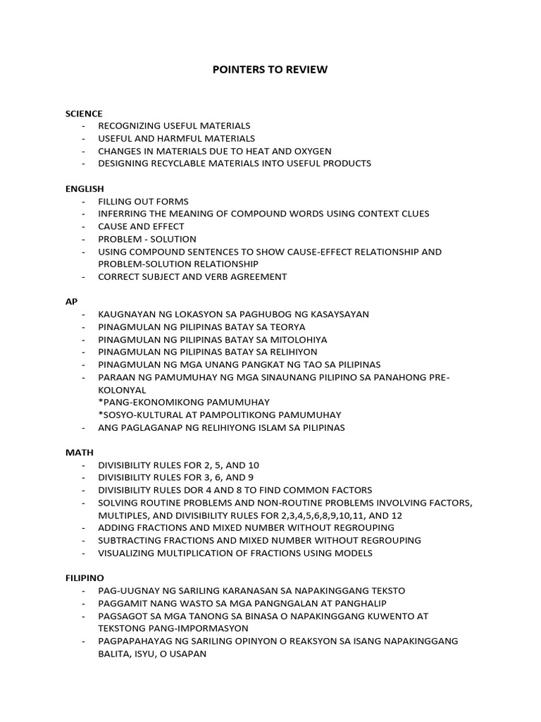 Pointers To Review | PDF