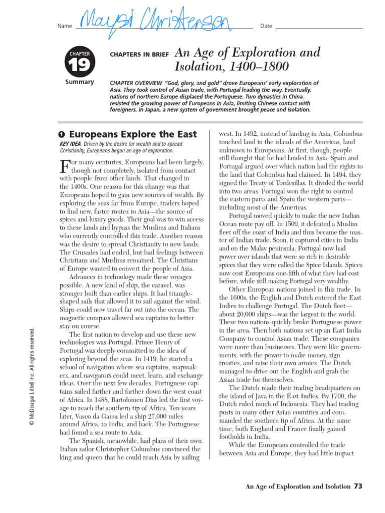 19 1+and+20+Chapter+Summary | PDF | Spanish Empire | European ...