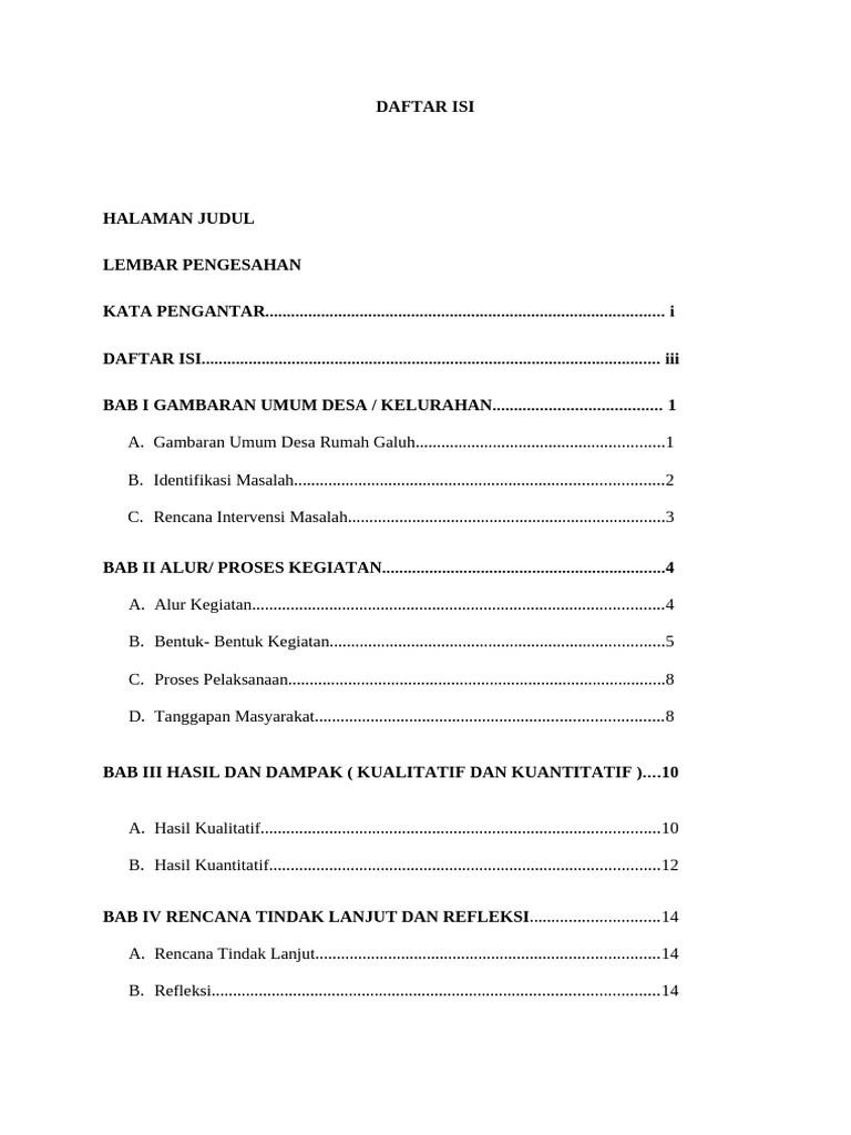 Daftar Isi | PDF