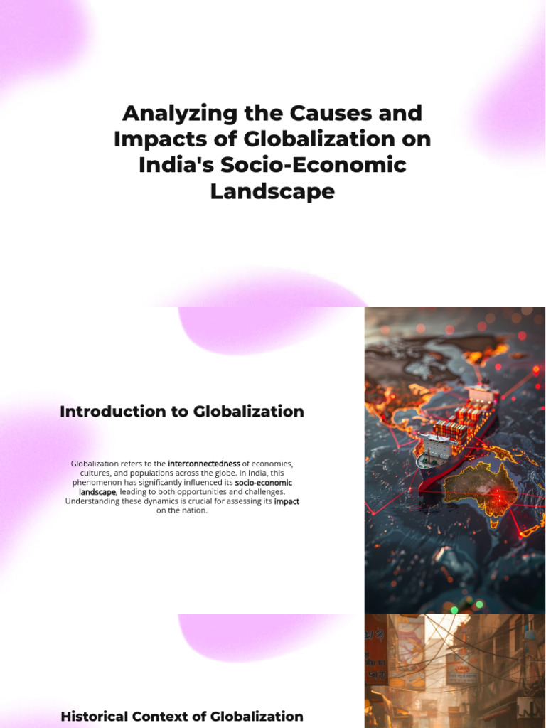 Analyzing The Causes and Impacts of Globalization On India's Socio ...