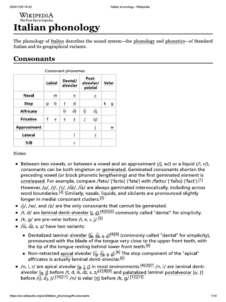 Italian Phenology | PDF