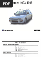 1993-1996 Subaru WRX Workshop Manuals | PDF