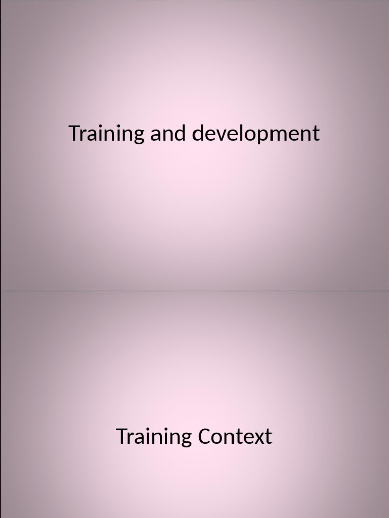 Workplace Training and Development Insights | PDF | Learning | Employment