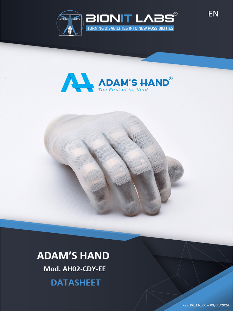 Adam's Hand Prosthetic Overview | PDF | Prosthesis | Hand