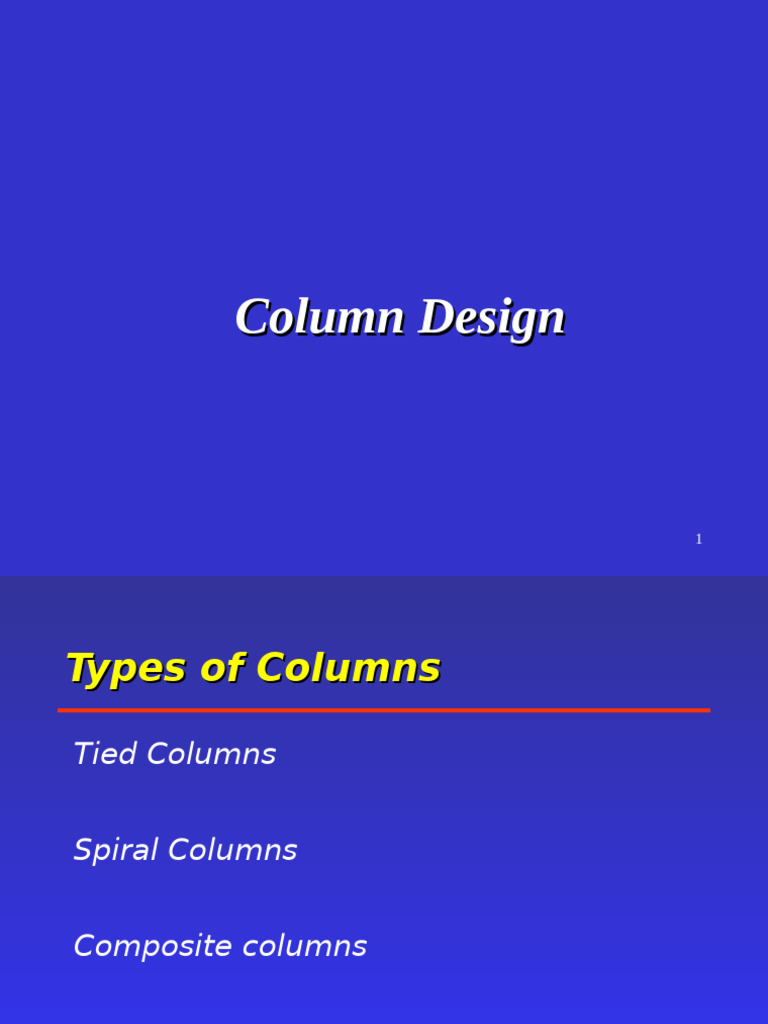 Column DesignNB112 | PDF | Column | Buckling