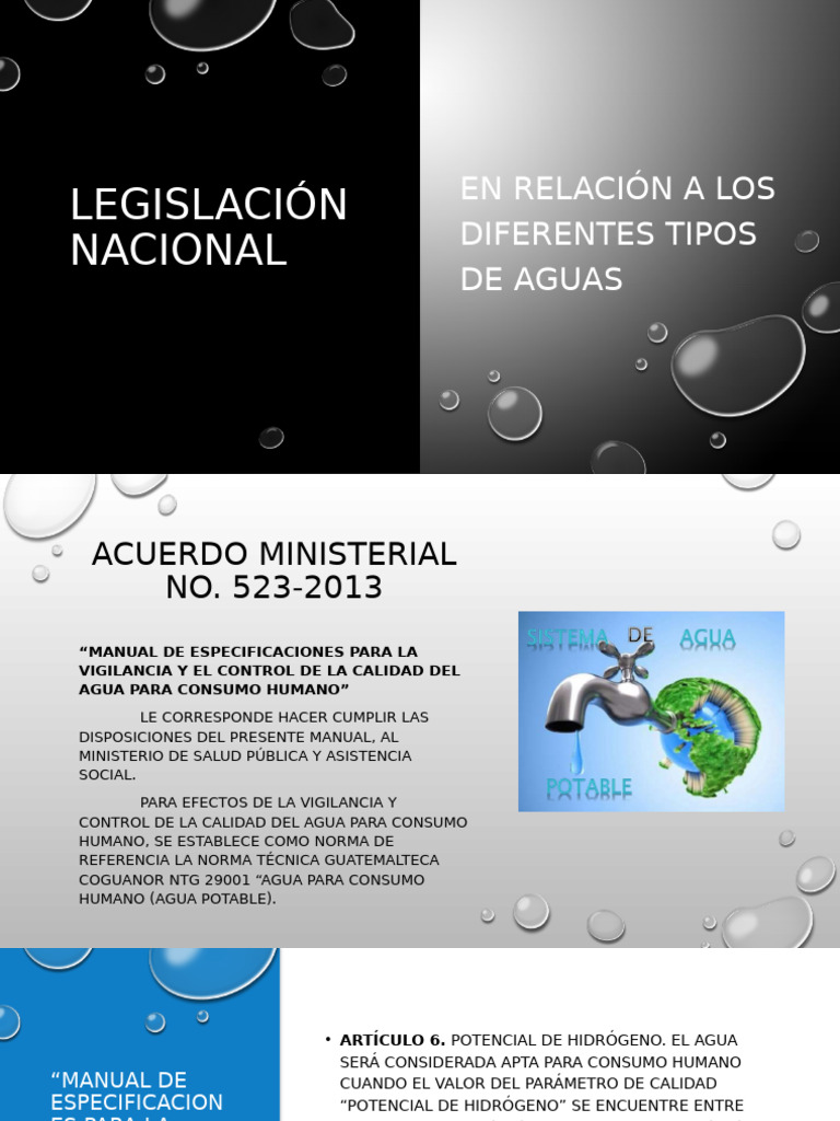 Control de Calidad del Agua en Guatemala | PDF | Agua | Agua potable