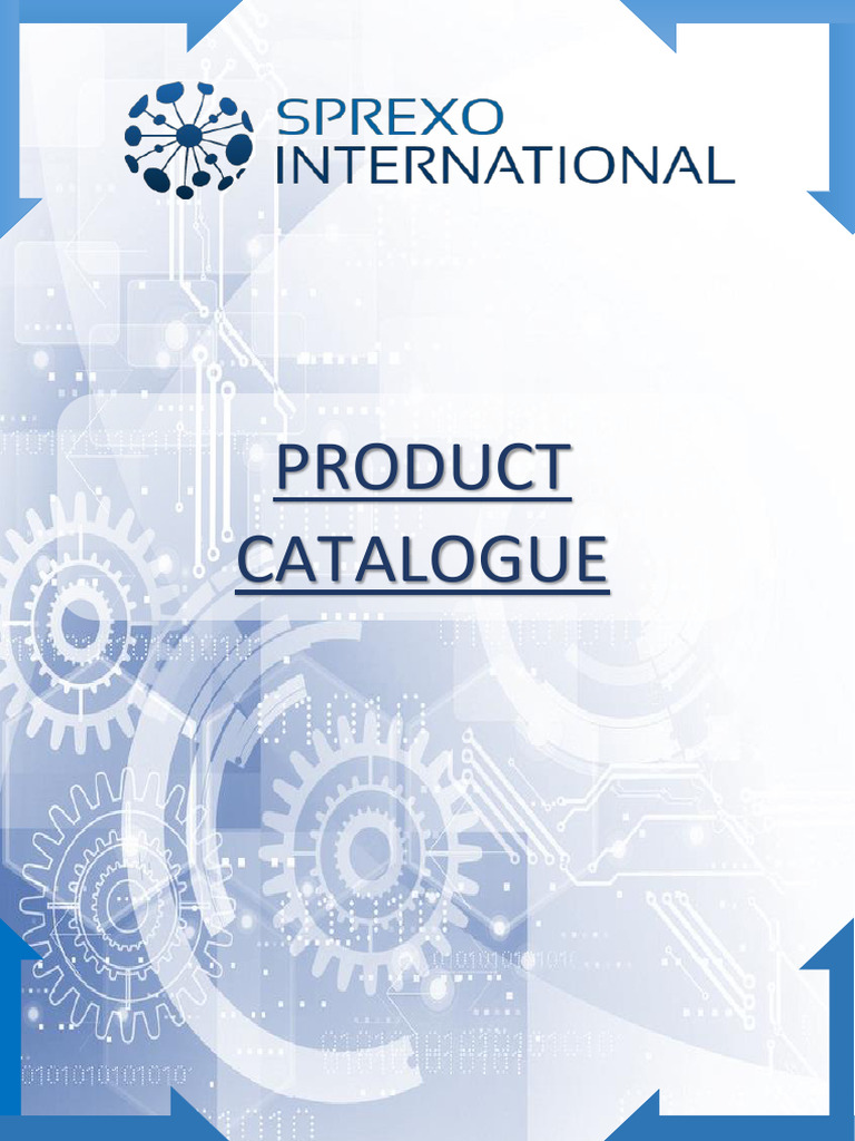 Sprexo International Product Catalogue | PDF | Pipe (Fluid Conveyance ...