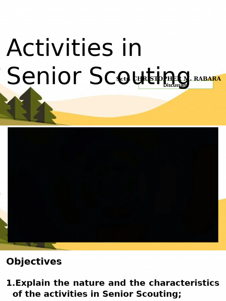 Senior Scouting Activity Overview | PDF | Scouting