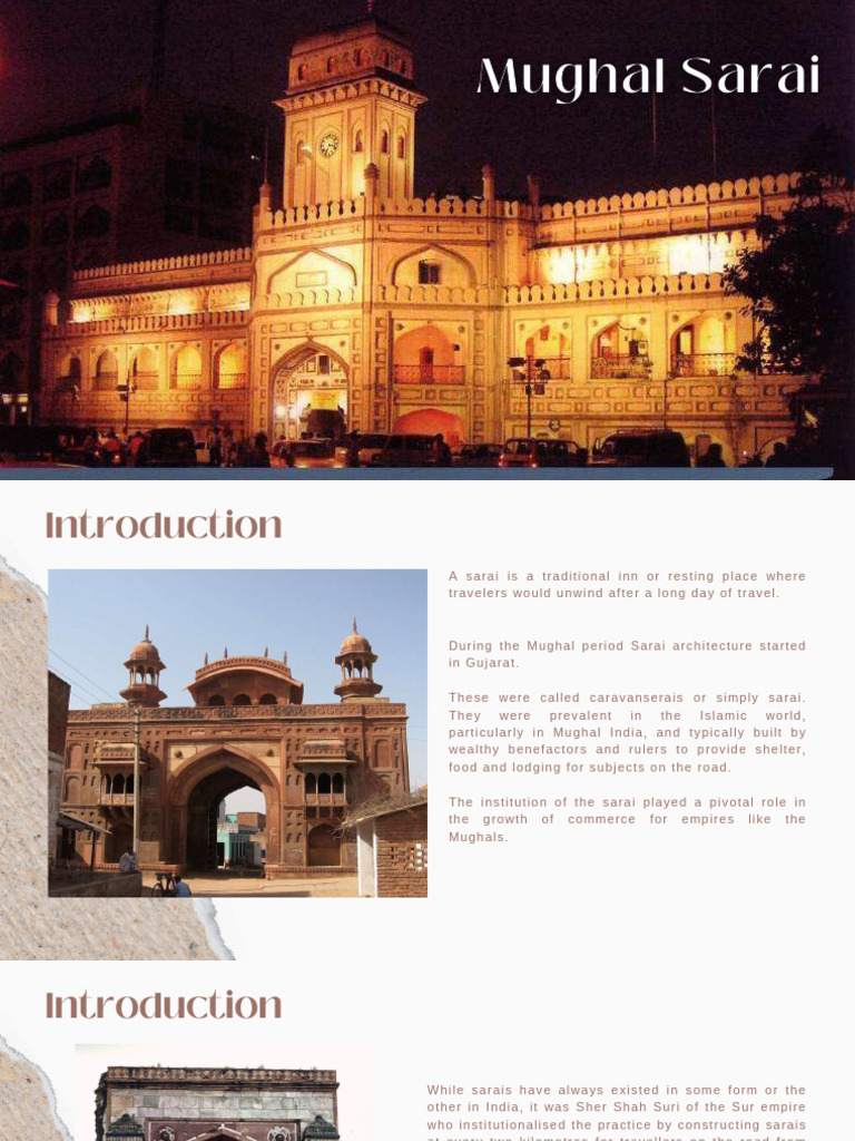 History and Architecture of Mughal Sarais | PDF | Mughal Empire
