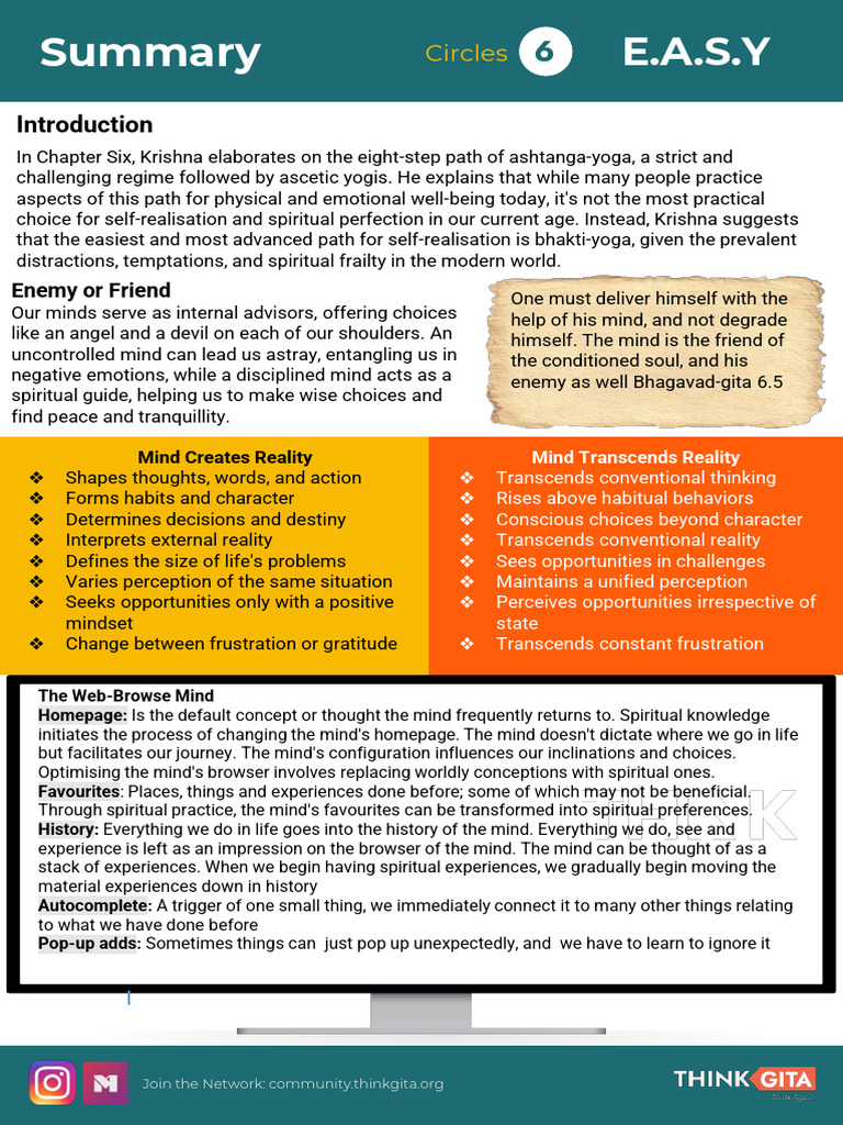 Bhagavad Gita Chapter 1 Summary In English