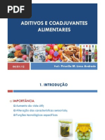 Aditivos e Coadjuvantes Aliment Ares [Modo de Compatibilidade