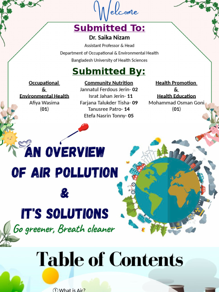 Air Pollution: Causes, Effects, and Solutions | PDF | Air Pollution ...