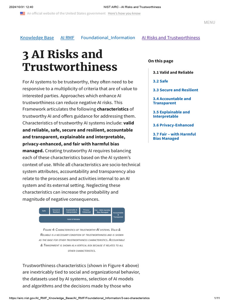 AI Risks and Trustworthiness | PDF | Artificial Intelligence ...