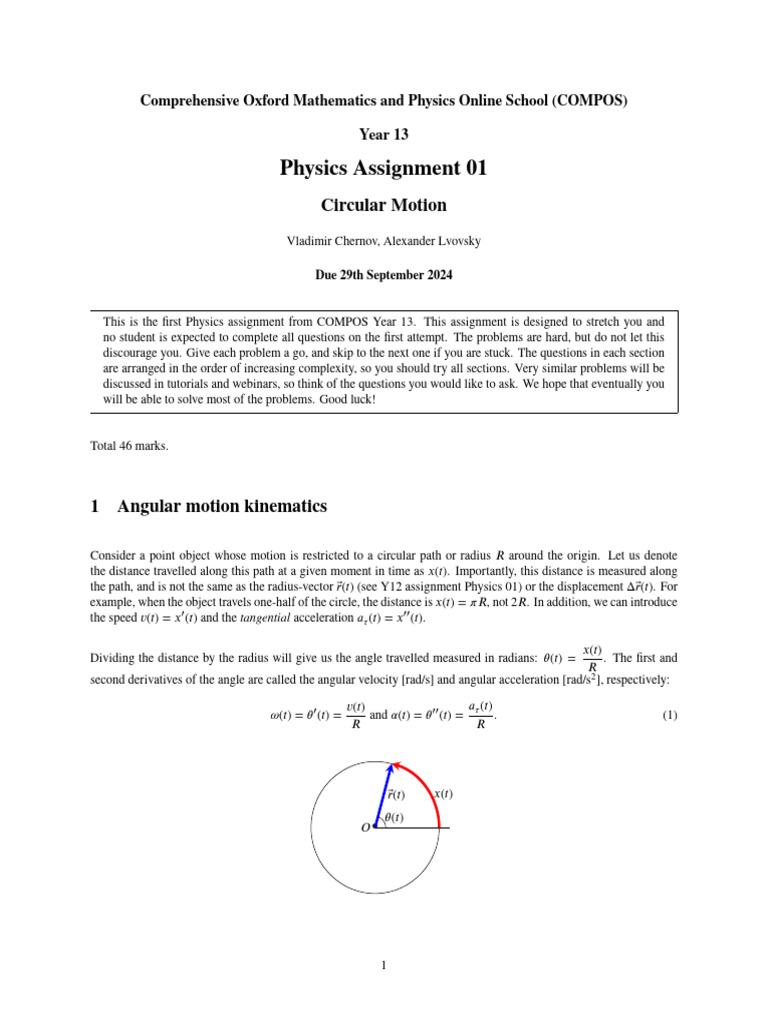 physics24-13-01 | PDF | Acceleration | Rotation Around A Fixed Axis