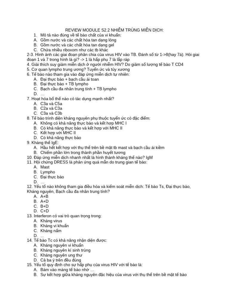 Review Module S2.2 | PDF