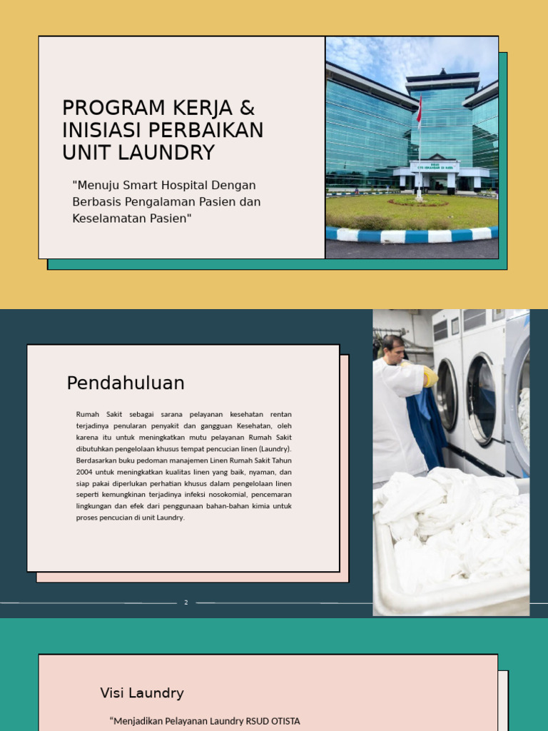 Program Kerja & Inisiasi Perbaikan Unit Laundry | PDF