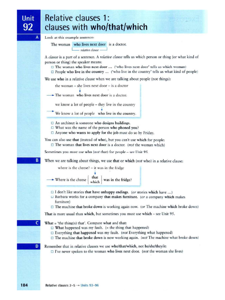 Relative Clauses | PDF
