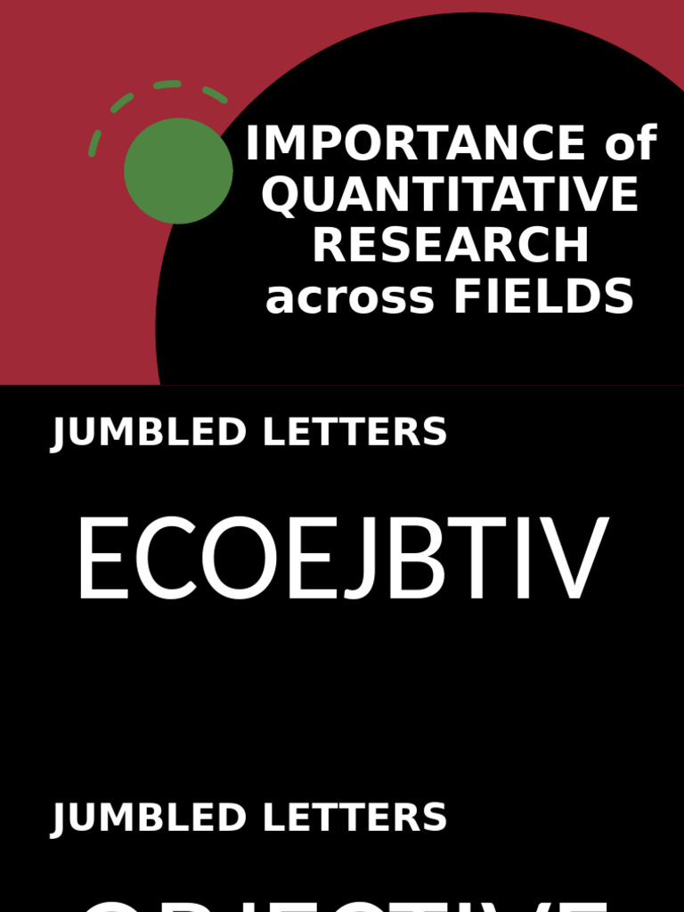 What Is The Importance Of Quantitative Research In Education Field