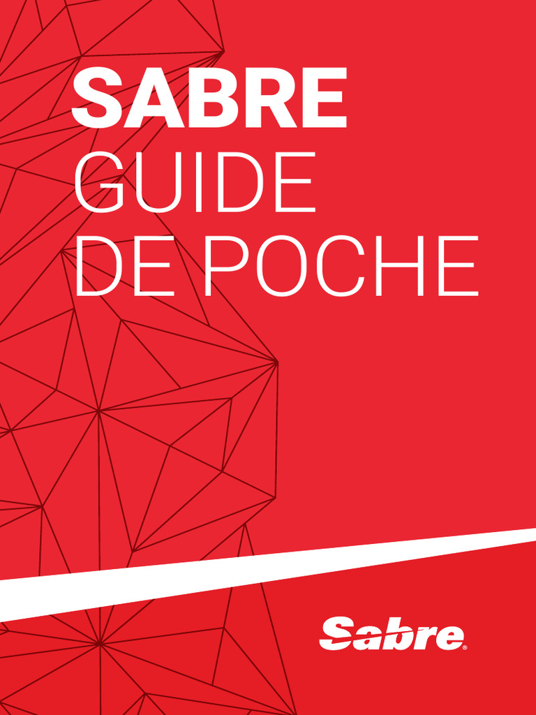 Guide de poche Sabre pour agents | PDF