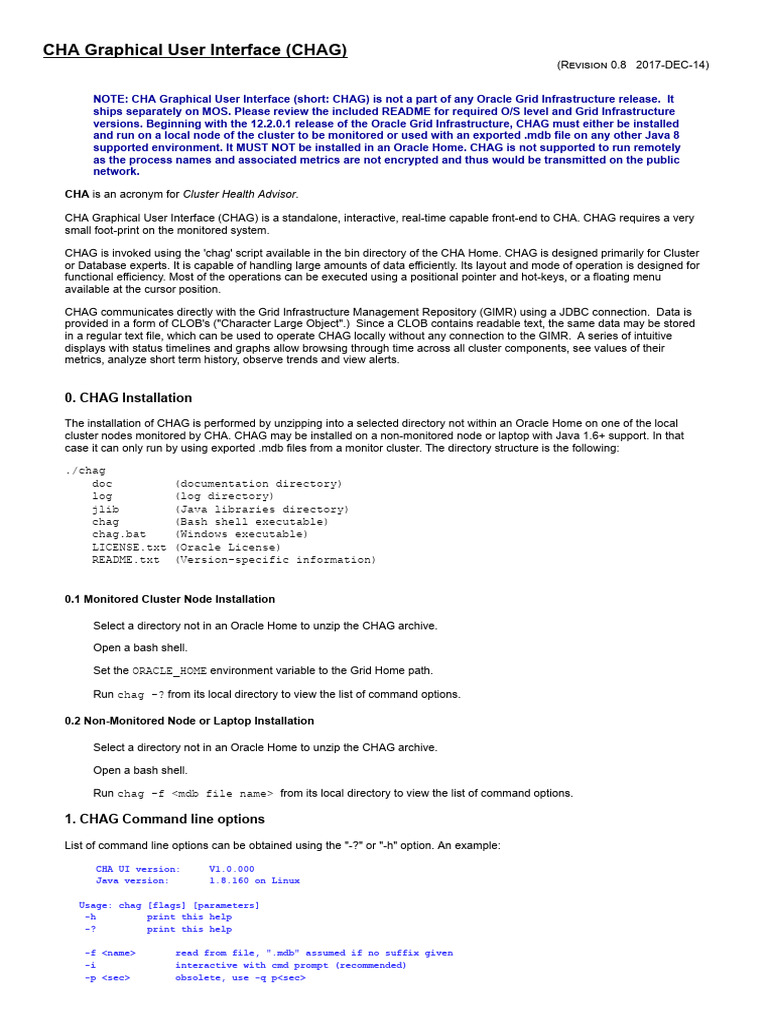 CHA Gui CHAG Users Manual | PDF | Java (Programming Language) | Java ...