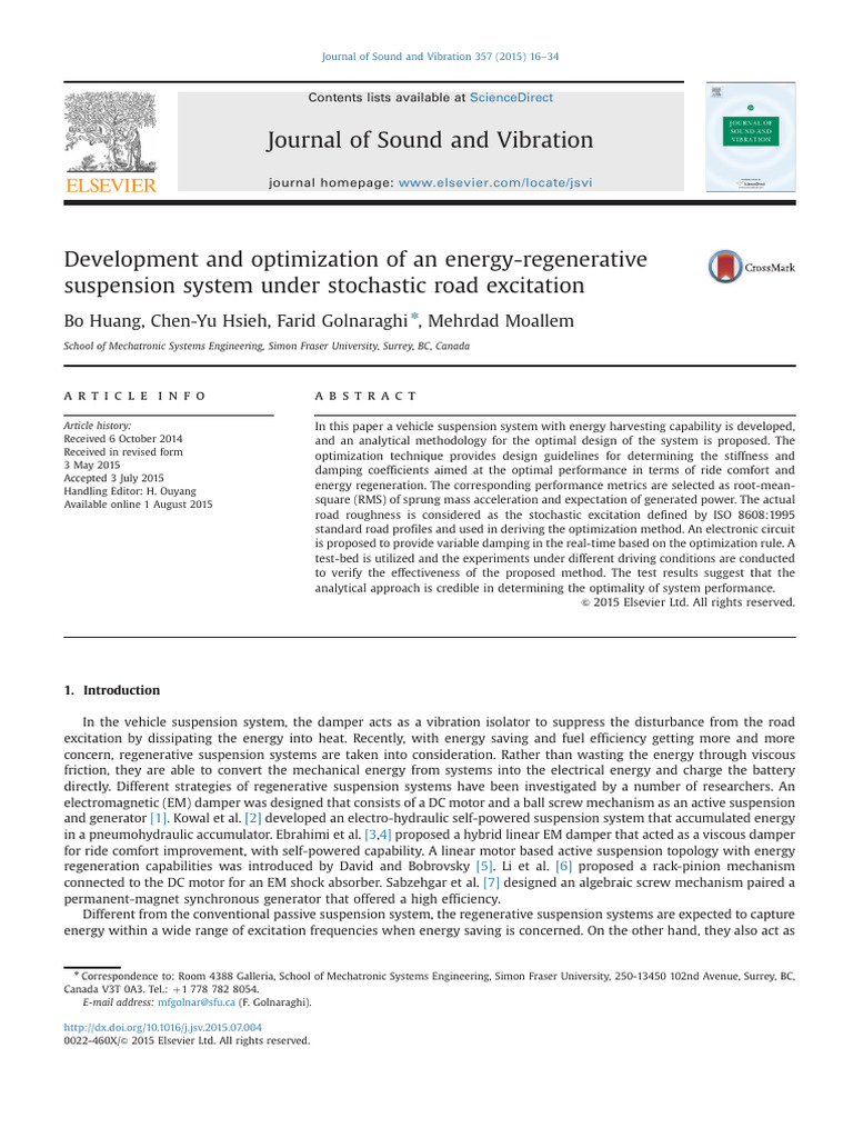 Energy Harvesting | PDF | Mathematical Optimization | Damping