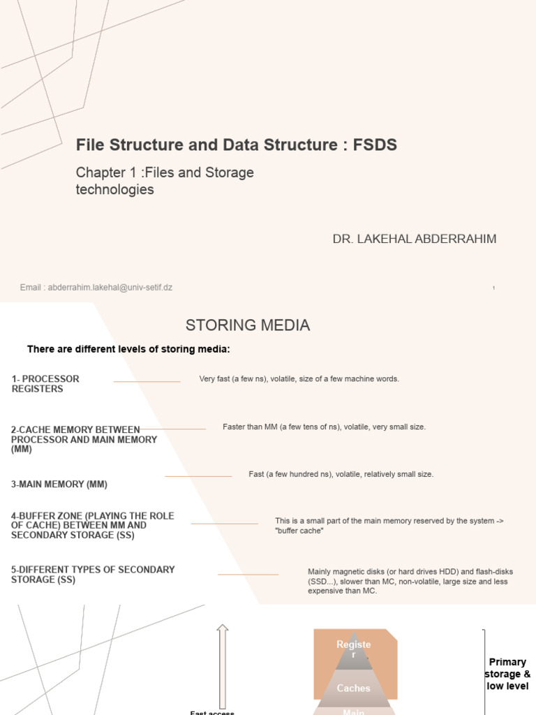 OverviewOnFiles Up | PDF | Computer Data Storage | Random Access Memory