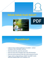 Kuliah NurRamadhan - Net Tarbiyatul Aulad Oleh Abu Ayyash - Sebab Anak Nakal