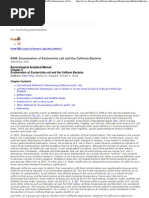 Download Bacteriological Analytical Manual BAM _ BAM_ Enumeration of Escherichia Coli and the Coliform Bacteria by Emy2012 SN79263894 doc pdf