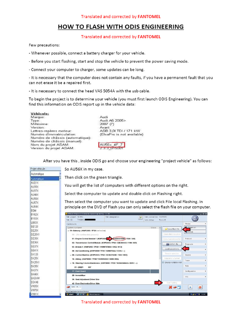 (PDF) TUTORIAL - HOW TO FLASH WITH ODIS ENGINEERING - PDF - WIAC - INFO ...