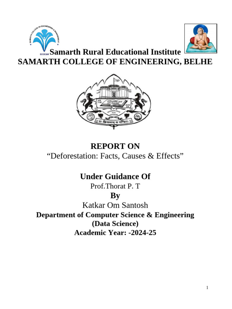 Samarth Rural Educational Institute Samarth College of Engineering ...