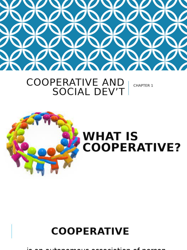 Coop Chapter 1 Pdf Cooperative Economies