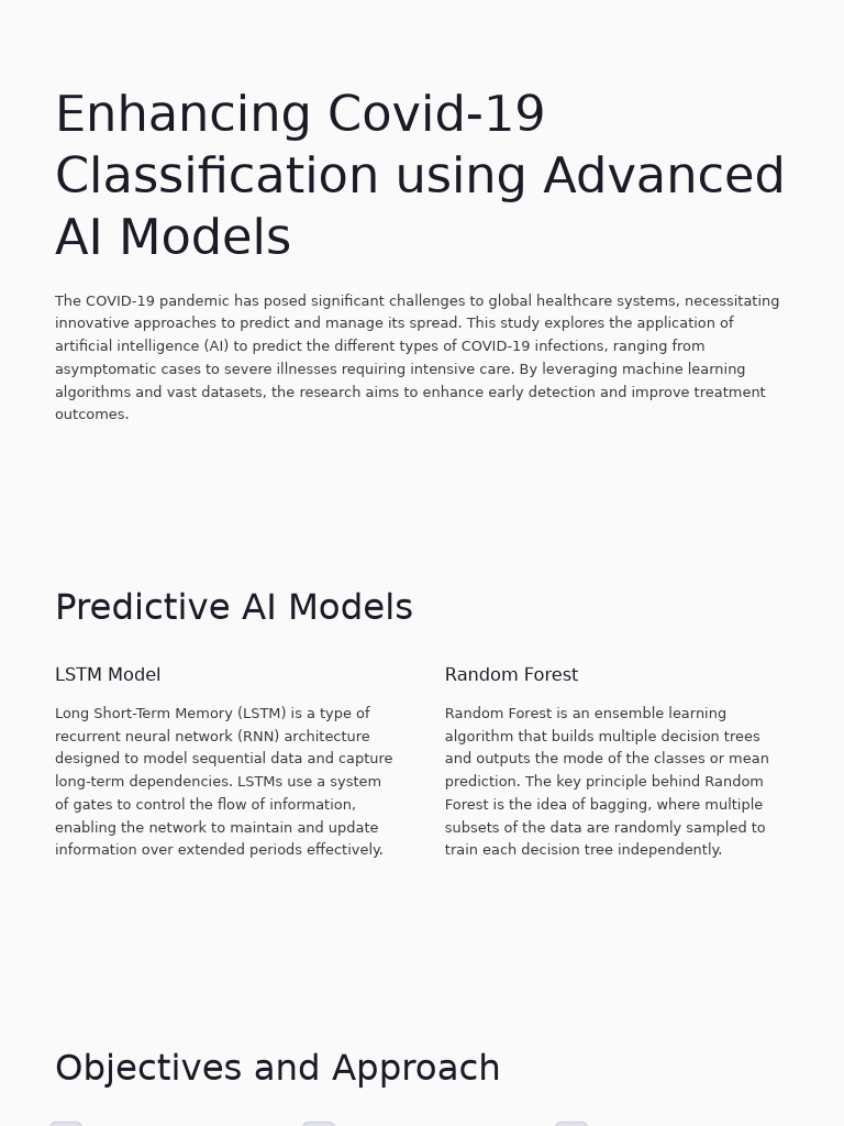 AI Models for COVID-19 Severity Prediction | PDF | Artificial ...