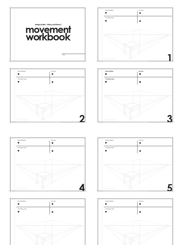 Design Studies: Movement Principles | PDF