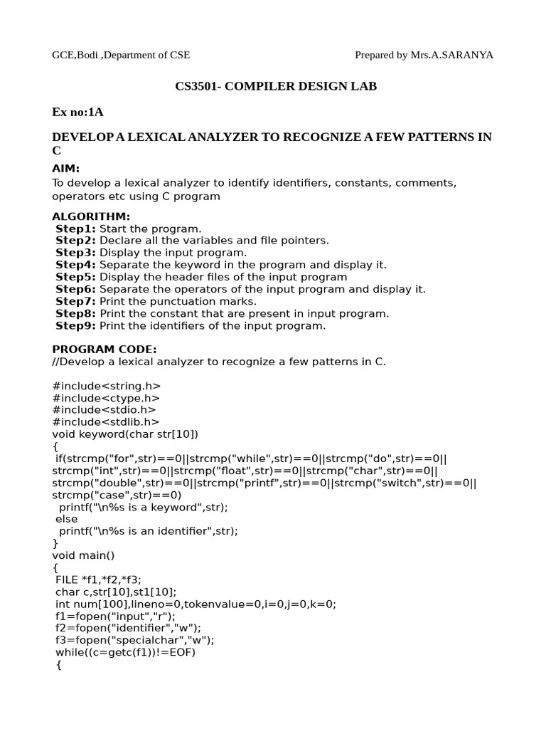 CD Manual | PDF | Control Flow | Computer Program