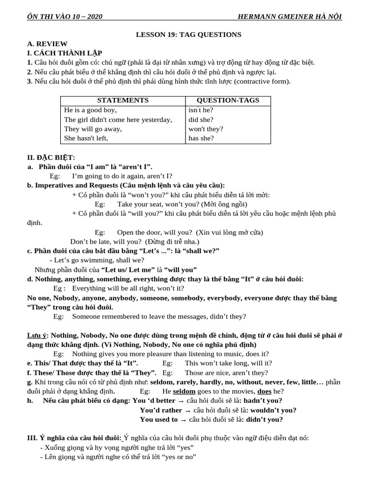Lesson 19 | PDF