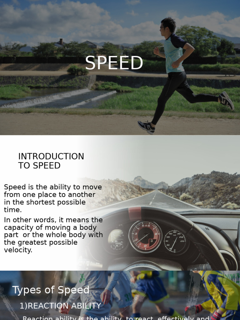 Speed | PDF | Skeletal Muscle