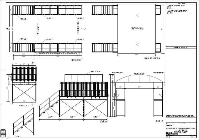 Plataforma Tubular Modular - 6m - C Cobertura | PDF