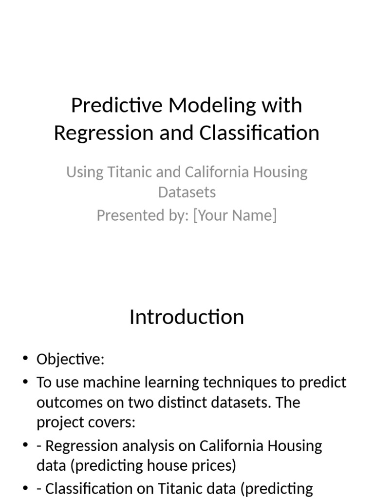 Titanic Survival Classification Model | PDF | Regression Analysis ...