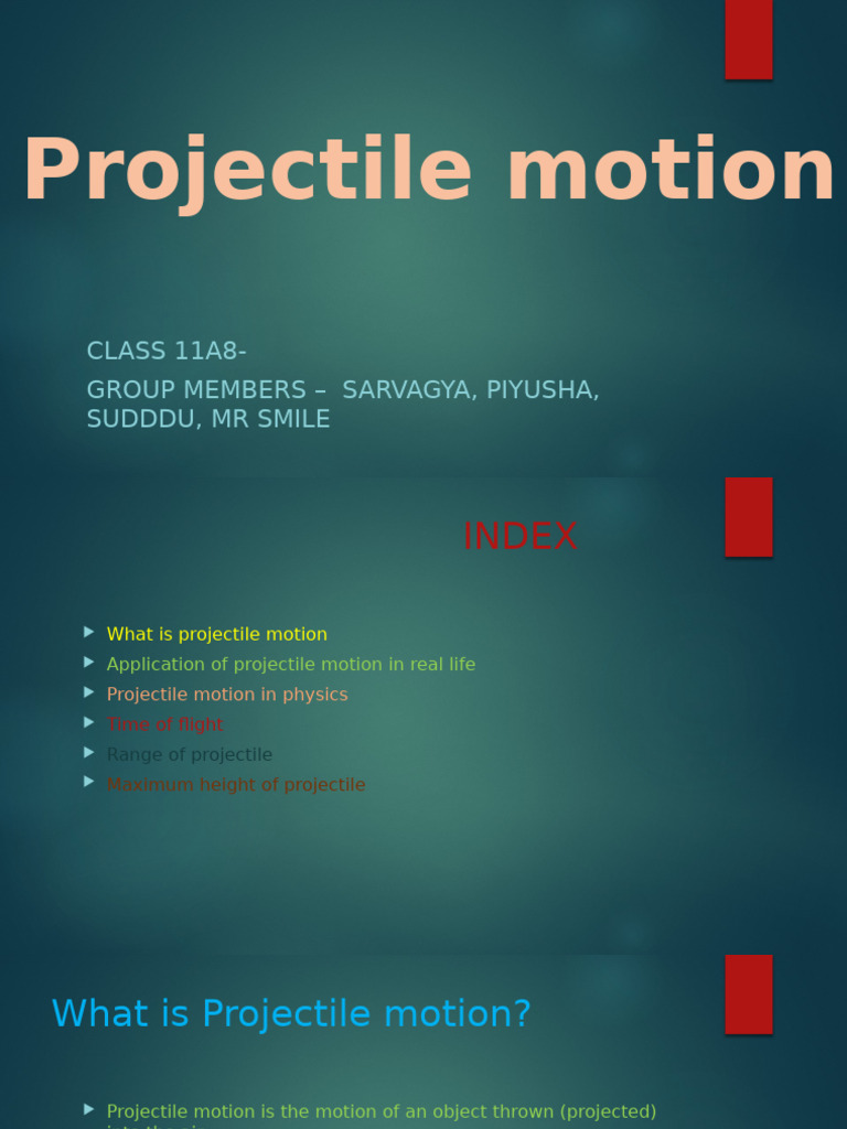 Understanding Projectile Motion Basics | PDF | Teaching Methods ...