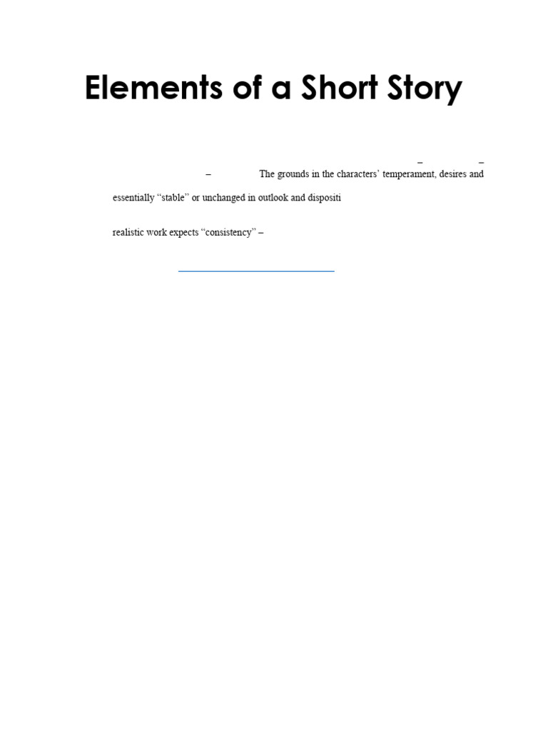 Key Elements of Short Story Structure | PDF | Narration | Plot (Narrative)