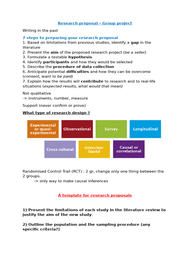 Research Proposal Writing Guide | PDF