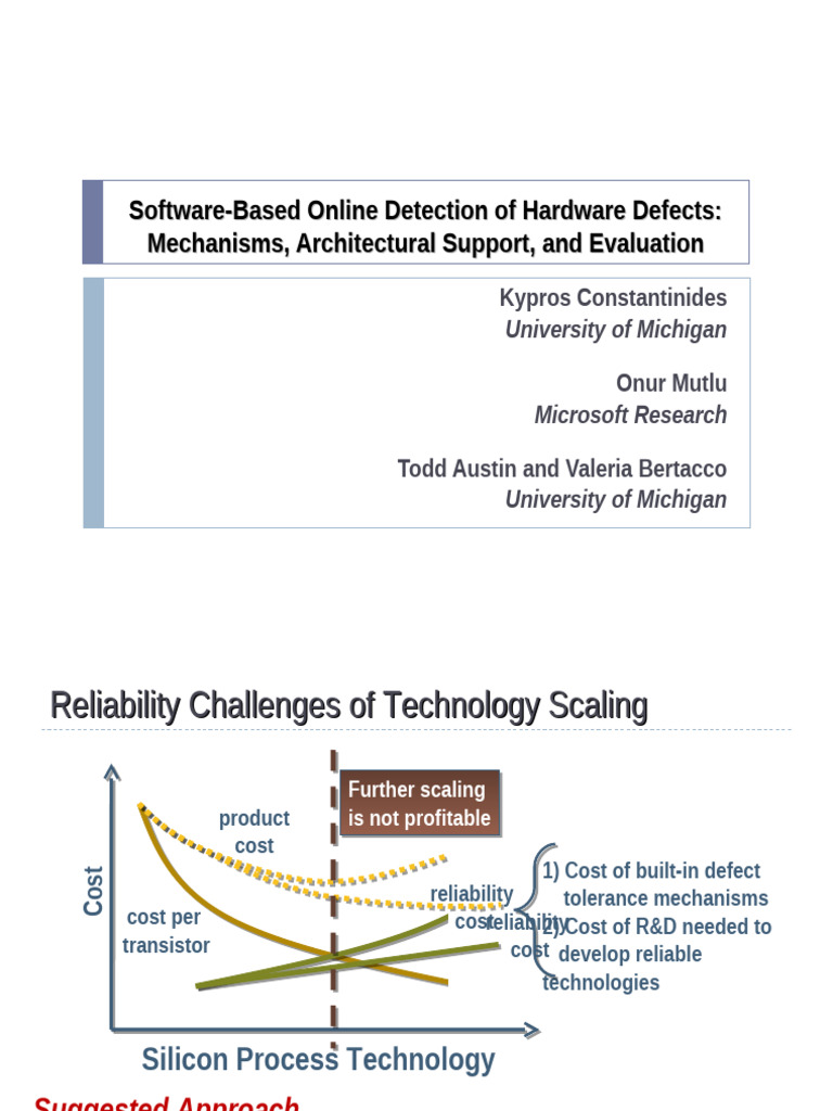 Software-Based Hardware Defect Detection | PDF | Central Processing ...