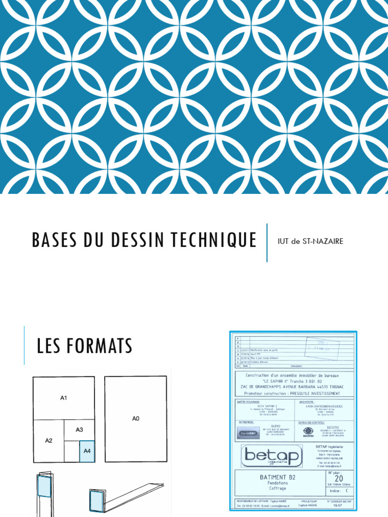 Bases du dessin technique explicitées | PDF | Dessin technique ...