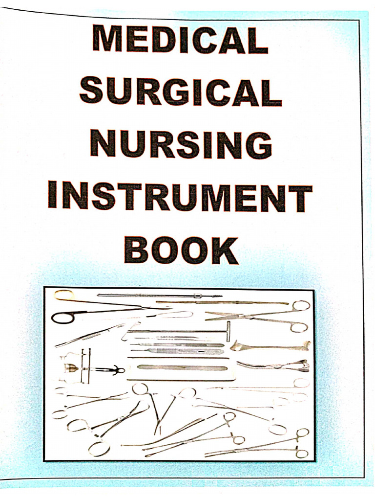 Med Surg Cardio Instrument Book | PDF
