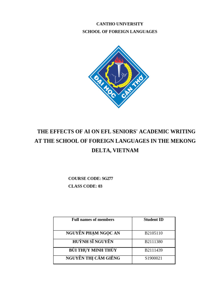 Proposal For Final Paper | PDF | Artificial Intelligence | Intelligence ...
