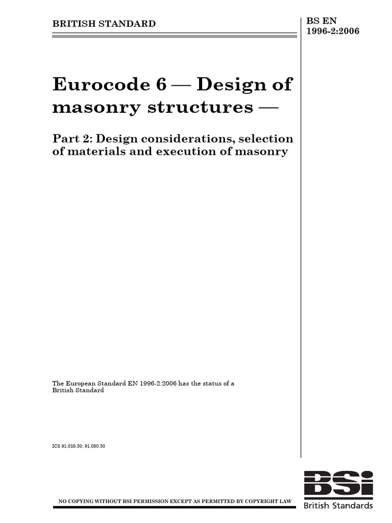 En 1996-2-2006 - Design Considerations, Selection of Materials ...