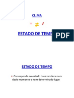 Clima e elementos